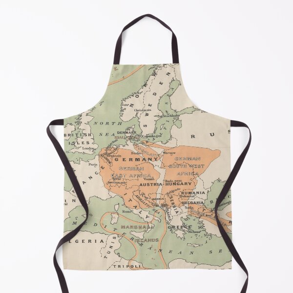 Item preview, Old WWI Downfall of Germany Map (1917) Vintage German Empire in Europe Atlas designed and sold by BravuraMedia.
