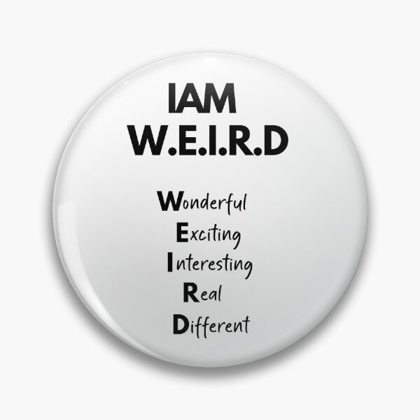 Item preview, I am weird designed and sold by Amine-Creation.