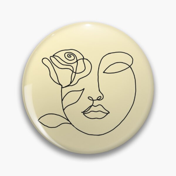 Item preview, Aesthetic face line art   designed and sold by Peach-cloud.