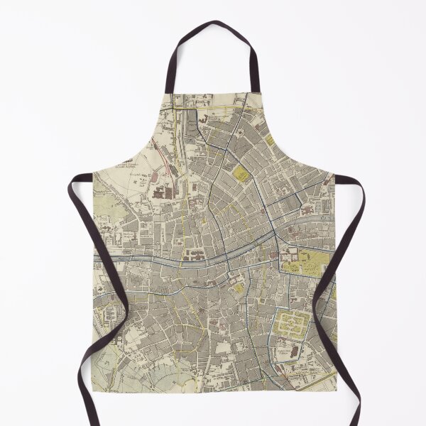 Item preview, Old Dublin Ireland Map (1883) Vintage Irish Capital City Atlas designed and sold by BravuraMedia.