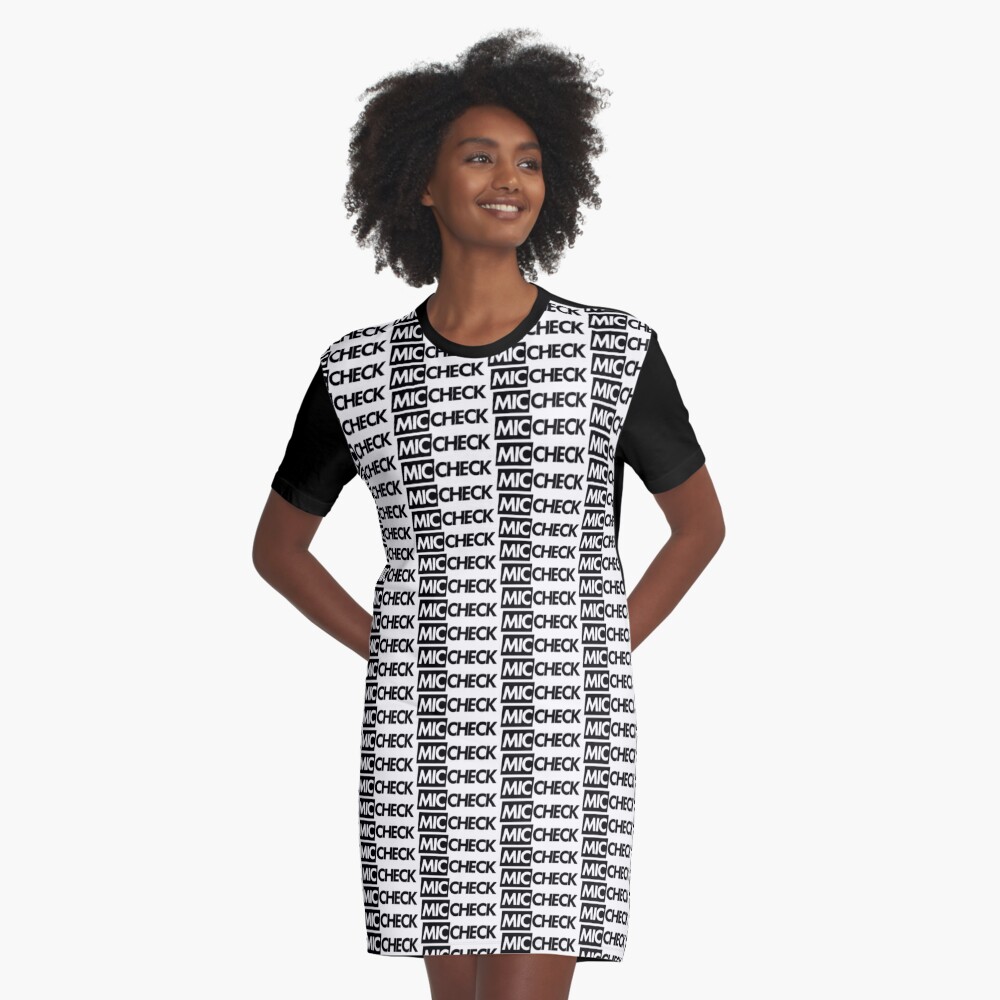 Item preview, Graphic T-Shirt Dress designed and sold by battlerapgear.