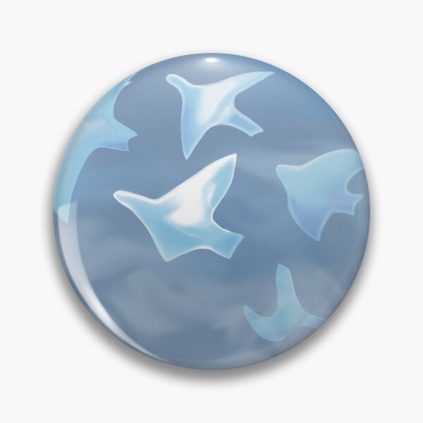 Item preview, Blue print, birds in the clouds. designed and sold by UVI-CA.