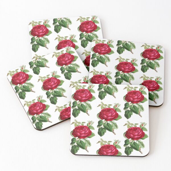Item preview, Red Rose Vintage Florals designed and sold by OByD.