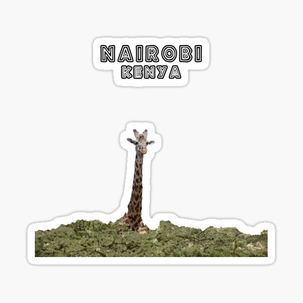 "Nairobi, Kenya" Sticker for Sale by lendadoafrobeat Redbubble