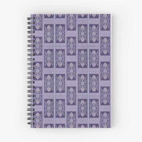 Item preview, Beautiful Greek Ornaments Purple Pattern, henna pattern, vintage pattern designed and sold by iampositive.