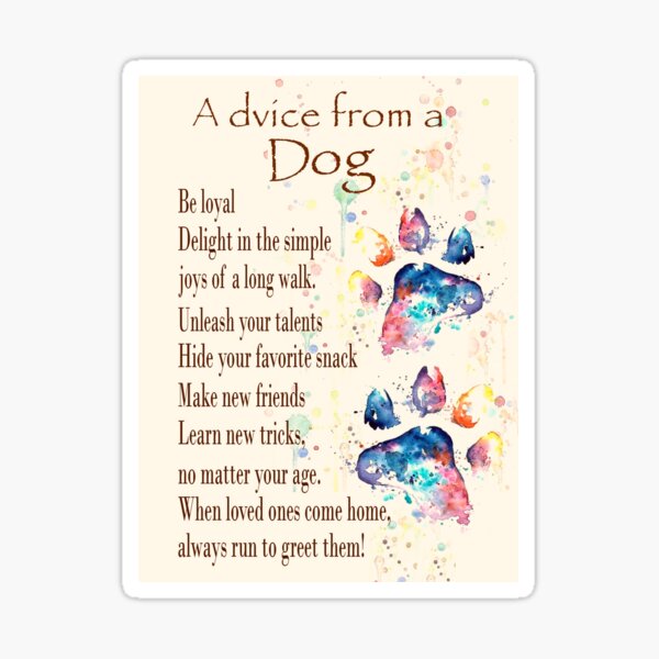 Item preview, Advice from A dog for you designed and sold by LeHongTien.