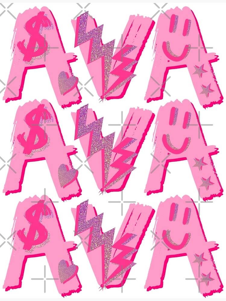 "AVA name" Poster by juliasantos5 Redbubble
