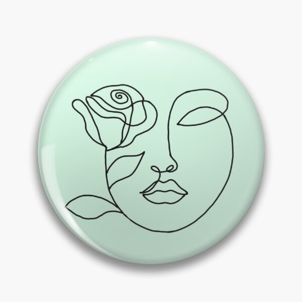 Item preview, Aesthetic face line art   designed and sold by Peach-cloud.