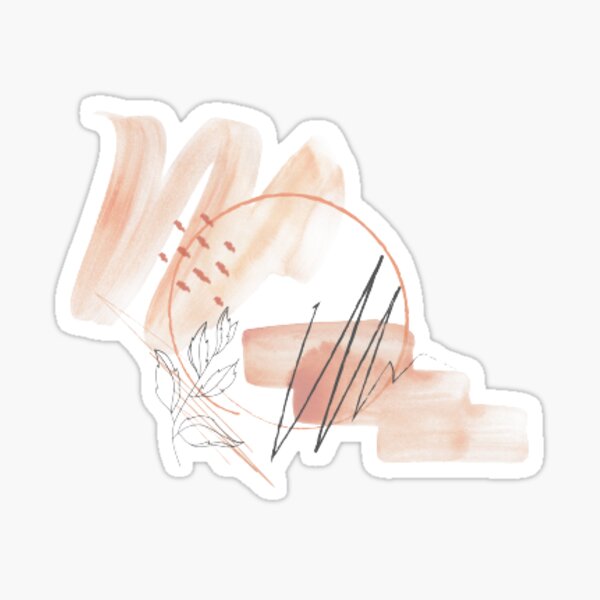 "Light Pink Aesthetics" Sticker by Annecheriie Redbubble