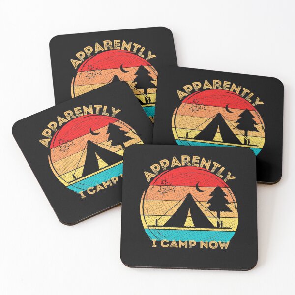 Item preview, Apparently I Camp Now - Camping is my love language - Summer Means Camping  - Summer At The Beach - Living Fully designed and sold by Sun Sand & Sea Art.