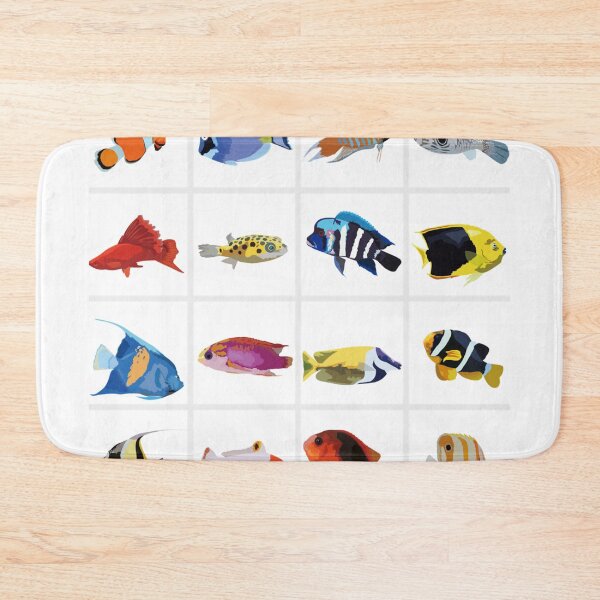 Aperçu de l'œuvre Différents types de poissons créée et vendue par FelicityFide.