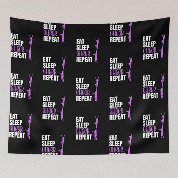 Item preview, Eat Sleep Cheer Repeat designed and sold by Davestre.
