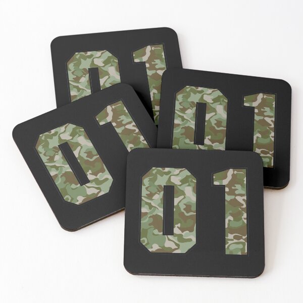 Item preview, Army Camouflage Number Soldiers Lucky Number 1 designed and sold by Urosek.