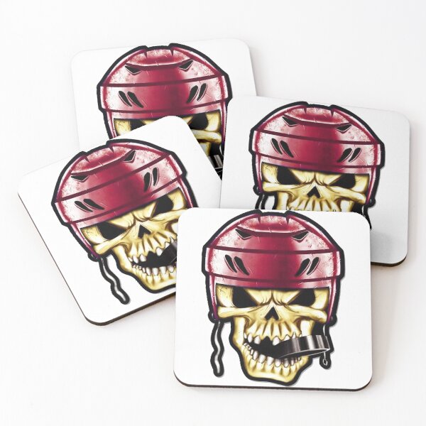 Item preview, Hockey Skull sticker designed and sold by Sticker-Tee.