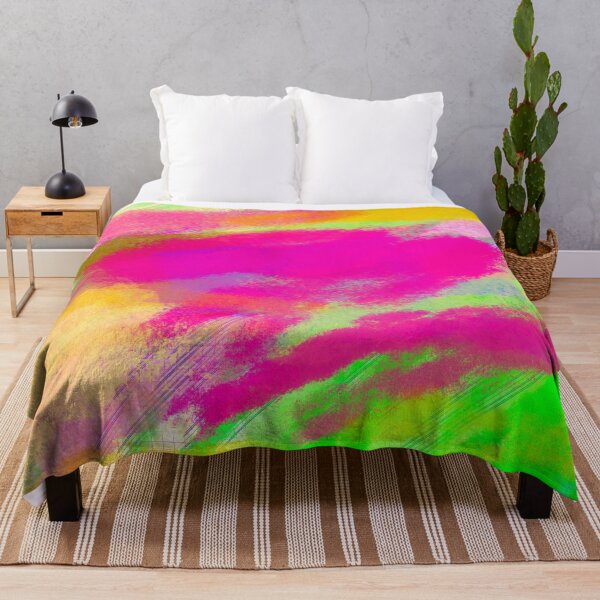Artikelvorschau, Moderne abstrakte bunte spritzte rosa grüne lila gelbe Aquarell-Effekt-Linien entworfen und verkauft von wenjunior.