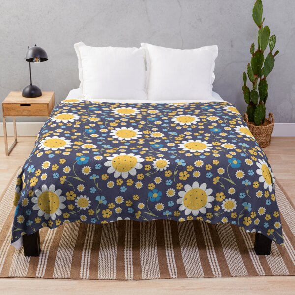 Item preview, Multi-faceted pattern with chamomile on the dark background designed and sold by Victoria Riabov.