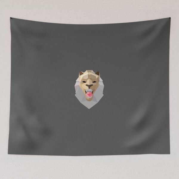 Item preview, Illustration of a lion head in origami style designed and sold by BranJOo.