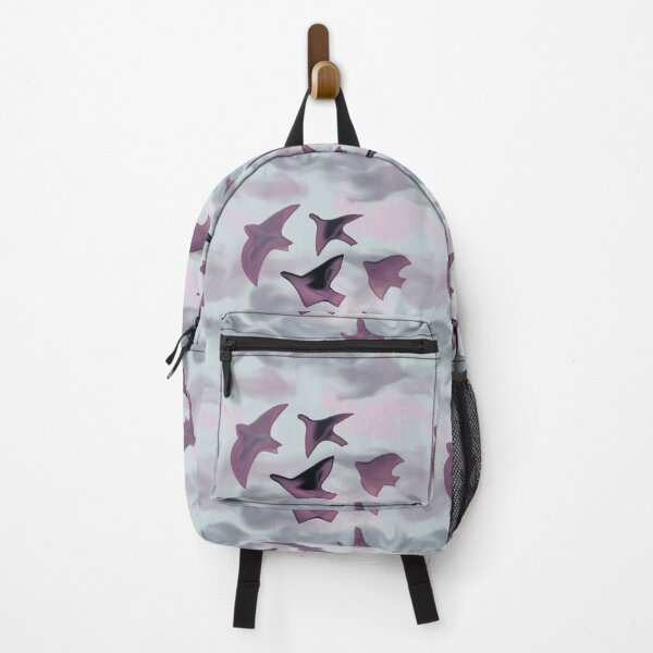 Item preview, Pink print, birds in the clouds. designed and sold by UVI-CA.