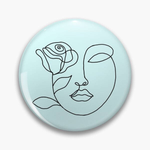Item preview,  Aesthetic face line art   designed and sold by Peach-cloud.