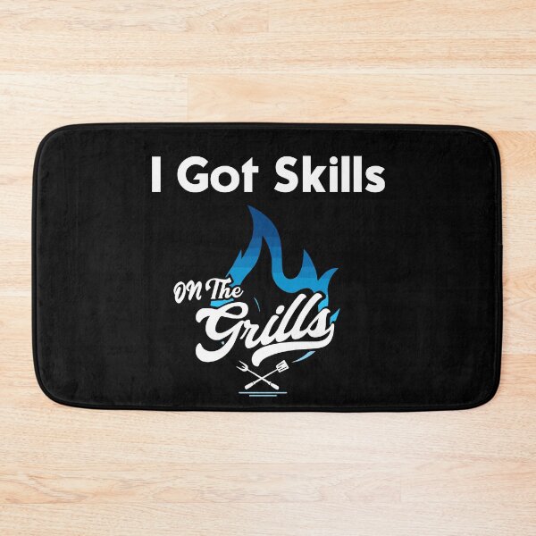 Item preview, I Got Skills On The Grills Mens Funny Grilling Bbq Smoker gift designed and sold by alfa-rouk.