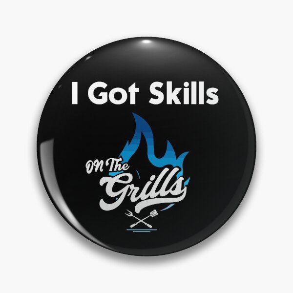 Item preview, I Got Skills On The Grills Mens Funny Grilling Bbq Smoker gift designed and sold by alfa-rouk.