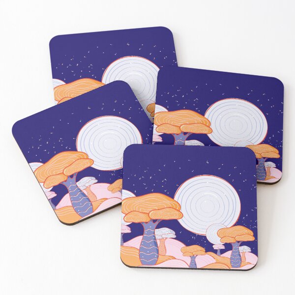 Item preview, Kawaii anime space trees | Orange designed and sold by Lena Morf.
