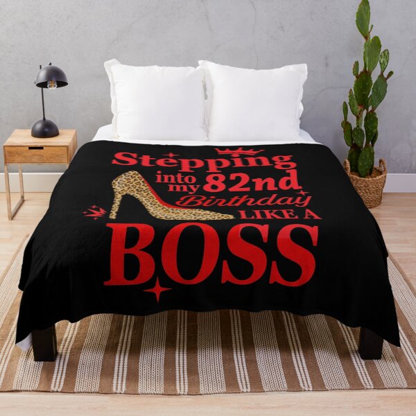 Item preview, Stepping into my 82nd birthday like a boss  designed and sold by REApparelCo.