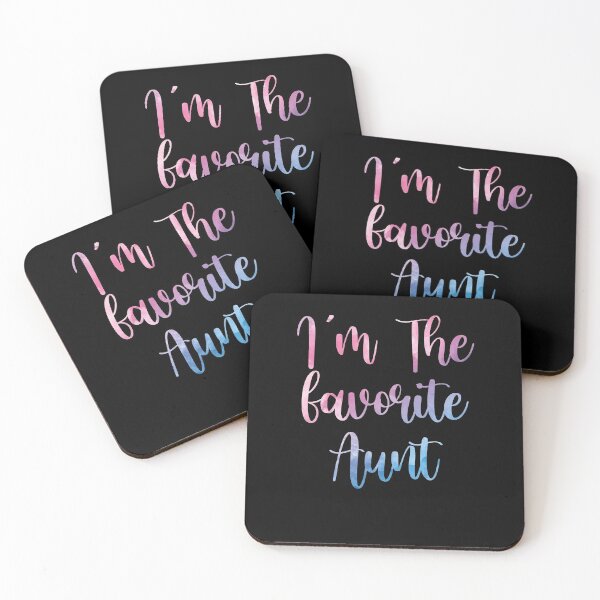 Item preview, I'm The favorite Aunt / Funny Auntie Gift Idea / Gift for Aunt / Birthday Gifts / Aunt day colored designed and sold by Chamssou.