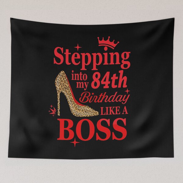 Item preview, Stepping into my 84th birthday like a boss  designed and sold by REApparelCo.