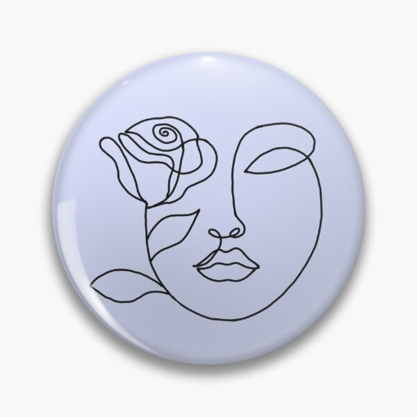 Item preview, Aesthetic face line art   designed and sold by Peach-cloud.
