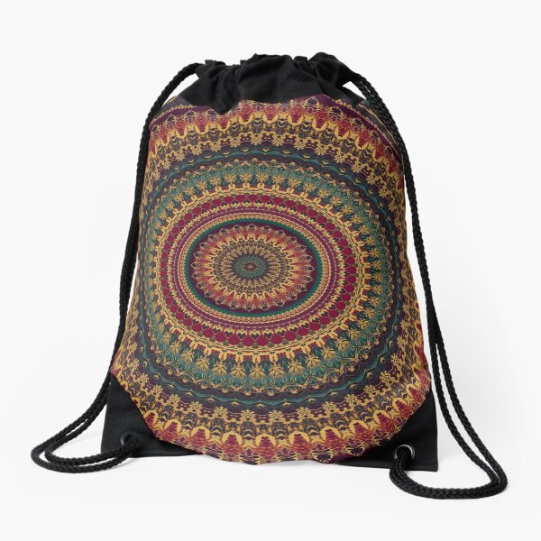 Mandala 11 Drawstring Bag
