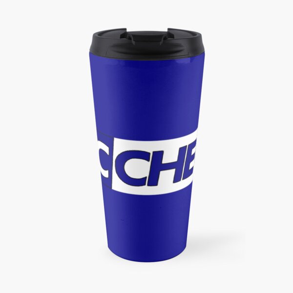 Mic Check Slogan - Royal Blue Travel Coffee Mug