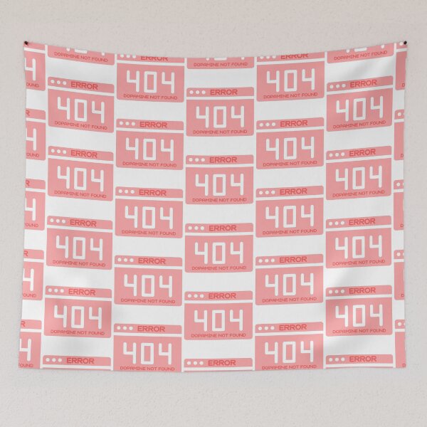 Item preview, Error 404 - Dopamine not found  | ADHD Awareness  designed and sold by LemonbatStudio.