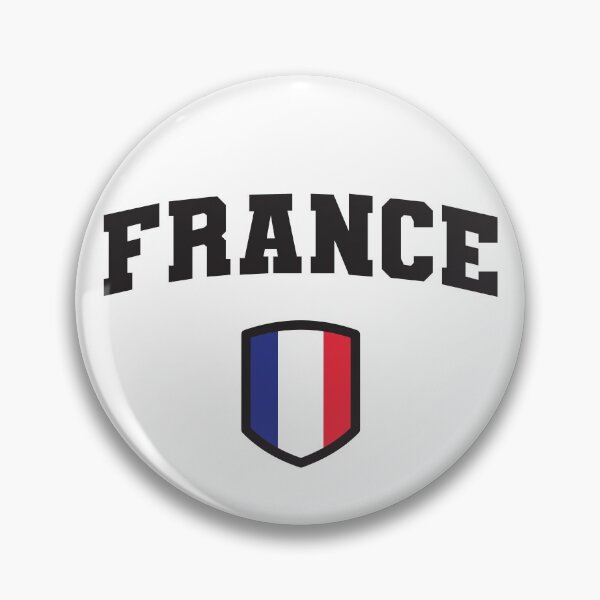 Item preview, France with French Flag within a Shield designed and sold by Rhu Creations.