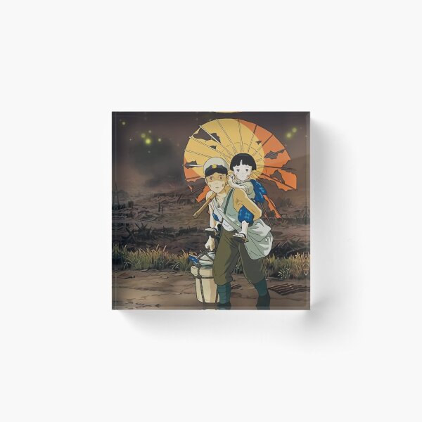 The Fireflies Grave Acrylic Block