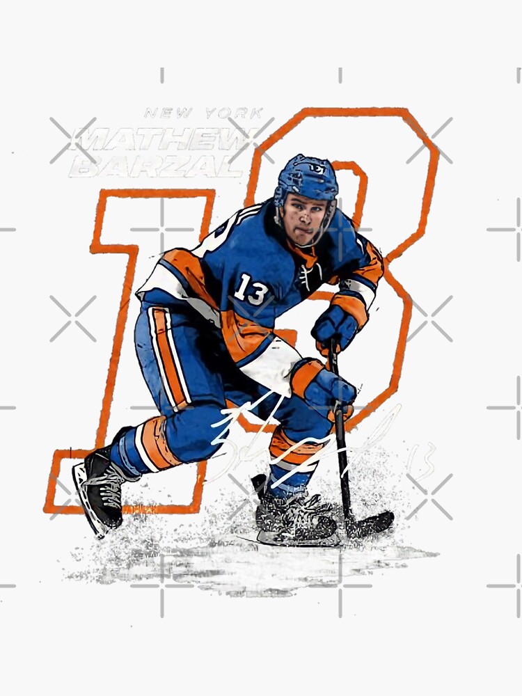 mat barzal jersey  Sticker for Sale by madisonsummey