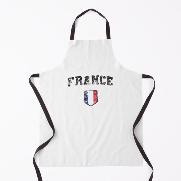 Item preview, France with French Flag within a Shield with a Textured Grunge Vintage Distressed Look designed and sold by Rhu Creations.