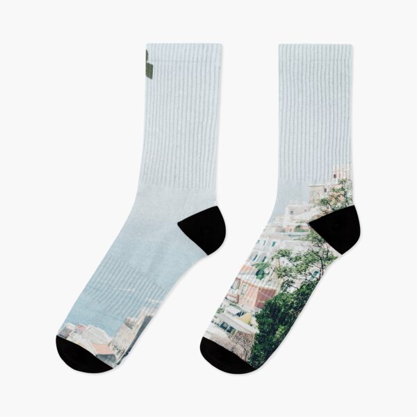 Item preview, Positano landscape with white flower designed and sold by Little Joys Art.