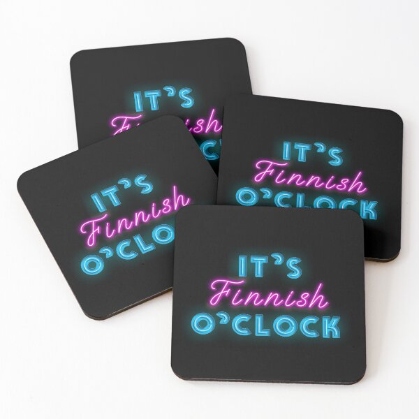 Item preview, It is Finnish O`clock Cool Neon Sign For Finland Fan designed and sold by Urosek.