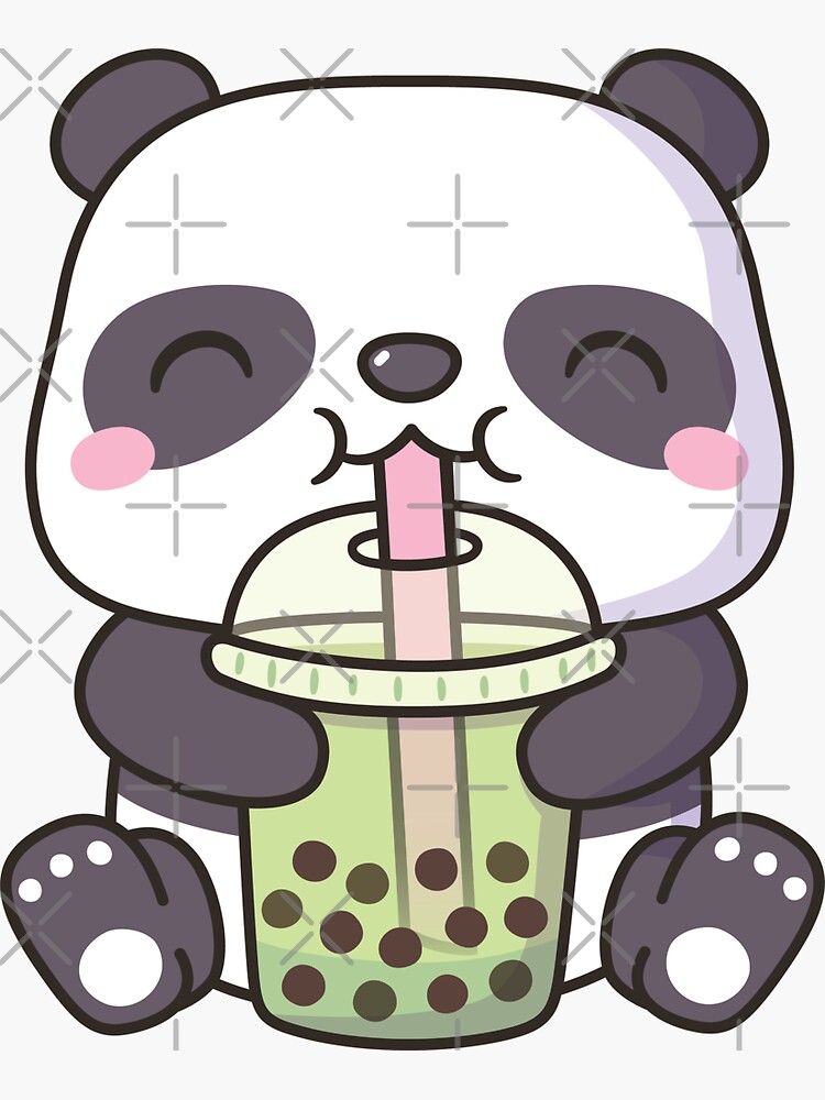 Pegatinas de panda Kawaii, pegatinas de panda lindo, pegatinas