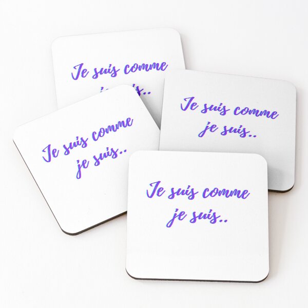 Item preview,  I am what I am - popular french quotes lovers theme gifts (purple)  designed and sold by RebelliousRosee.