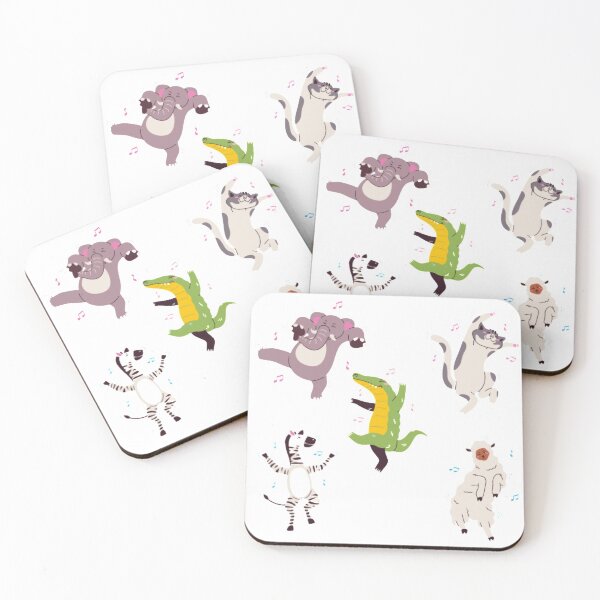 Item preview, Dancing cute animals designed and sold by Susan165.