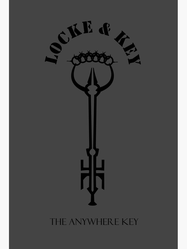Locke And Key - The Anywhere Key Art Board Print by uredian