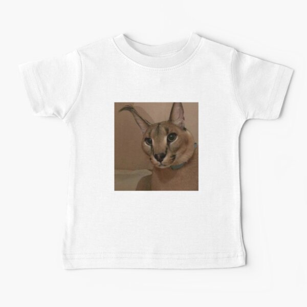 Camiseta Infantil Big Floppa Caracal Flopa Gato LK-083