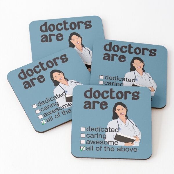 Item preview, Doctors Are Dedicated Caring Awesome - Professions We Love designed and sold by DerekJSmith.