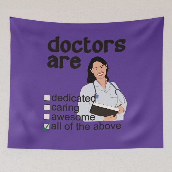 Item preview, Doctors Are Dedicated Caring Awesome - Professions We Love designed and sold by DerekJSmith.