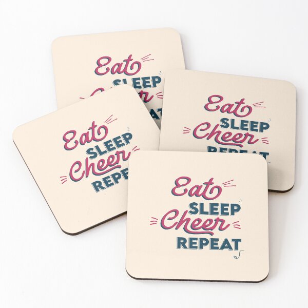Item preview, Eat Sleep Cheer Repeat designed and sold by Mriganka Gogoi.