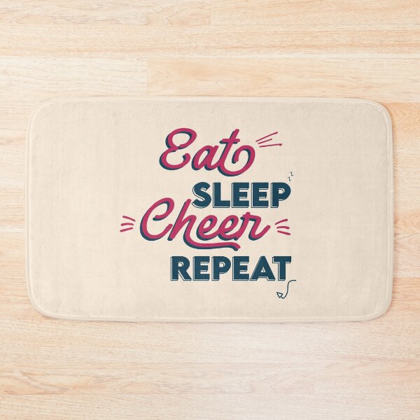 Item preview, Eat Sleep Cheer Repeat designed and sold by Mriganka Gogoi.