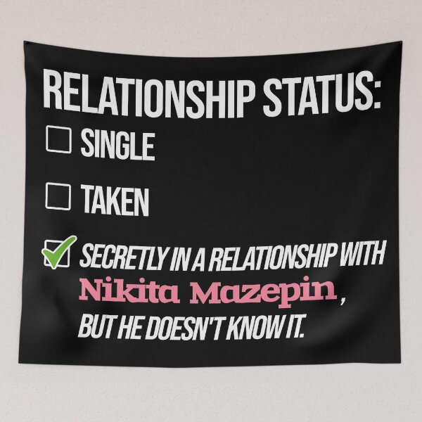 Item preview, Relationship with Nikita Mazepin designed and sold by 2Girls1Shirt.