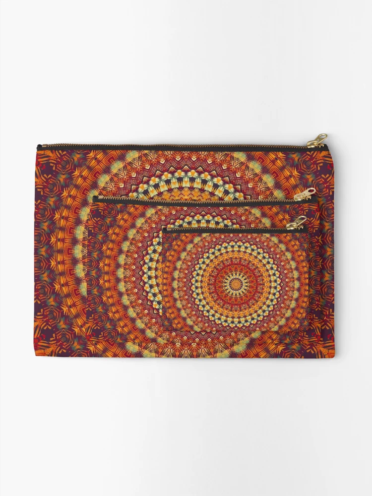 Thumbnail 2 of 4, Zipper Pouch, Mandala 70 designed and sold by Mandala Of Life.